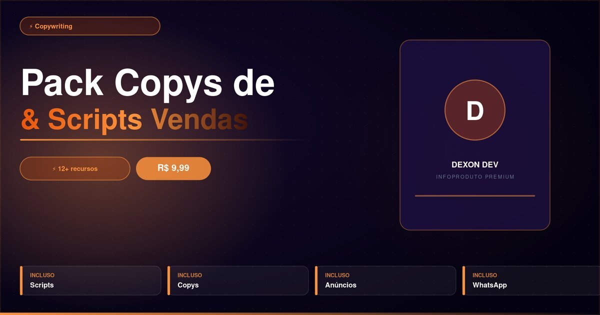 Pack Copys & Scripts de Vendas